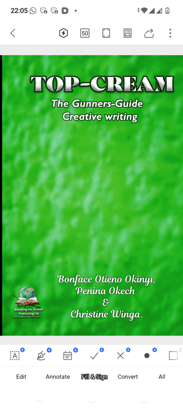 Top Cream: The Gunners-Guide in Creative Writing